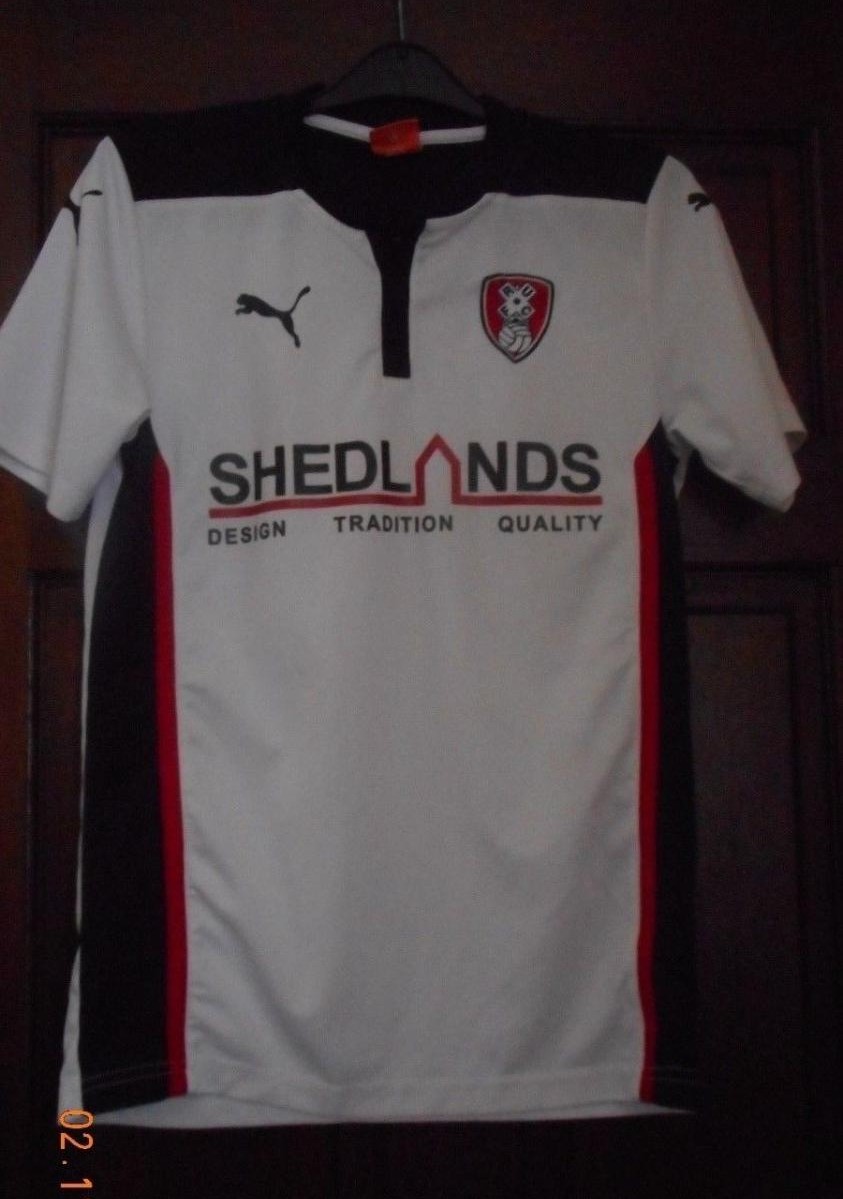 maillot équipe de rotherham united fc exterieur 2014-2015 rétro