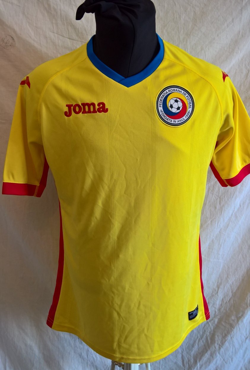 maillot équipe de roumanie domicile 2015-2016 rétro