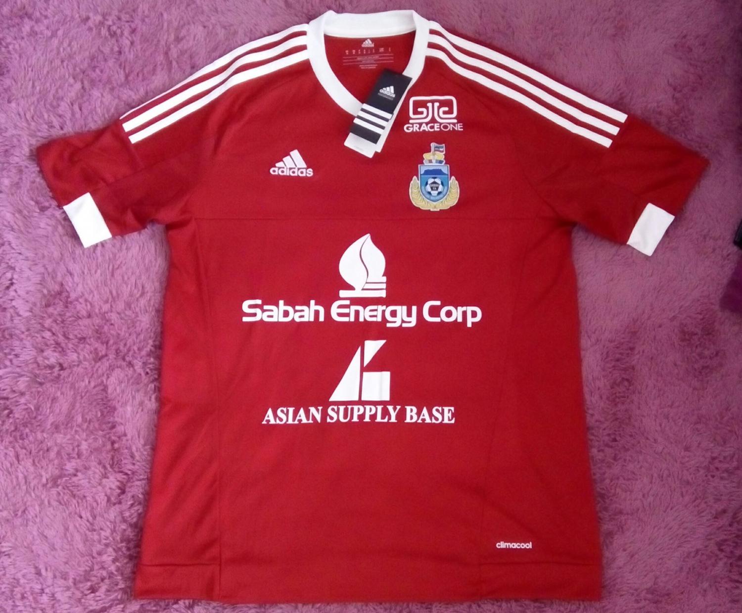 maillot équipe de sabah fa domicile 2016 rétro