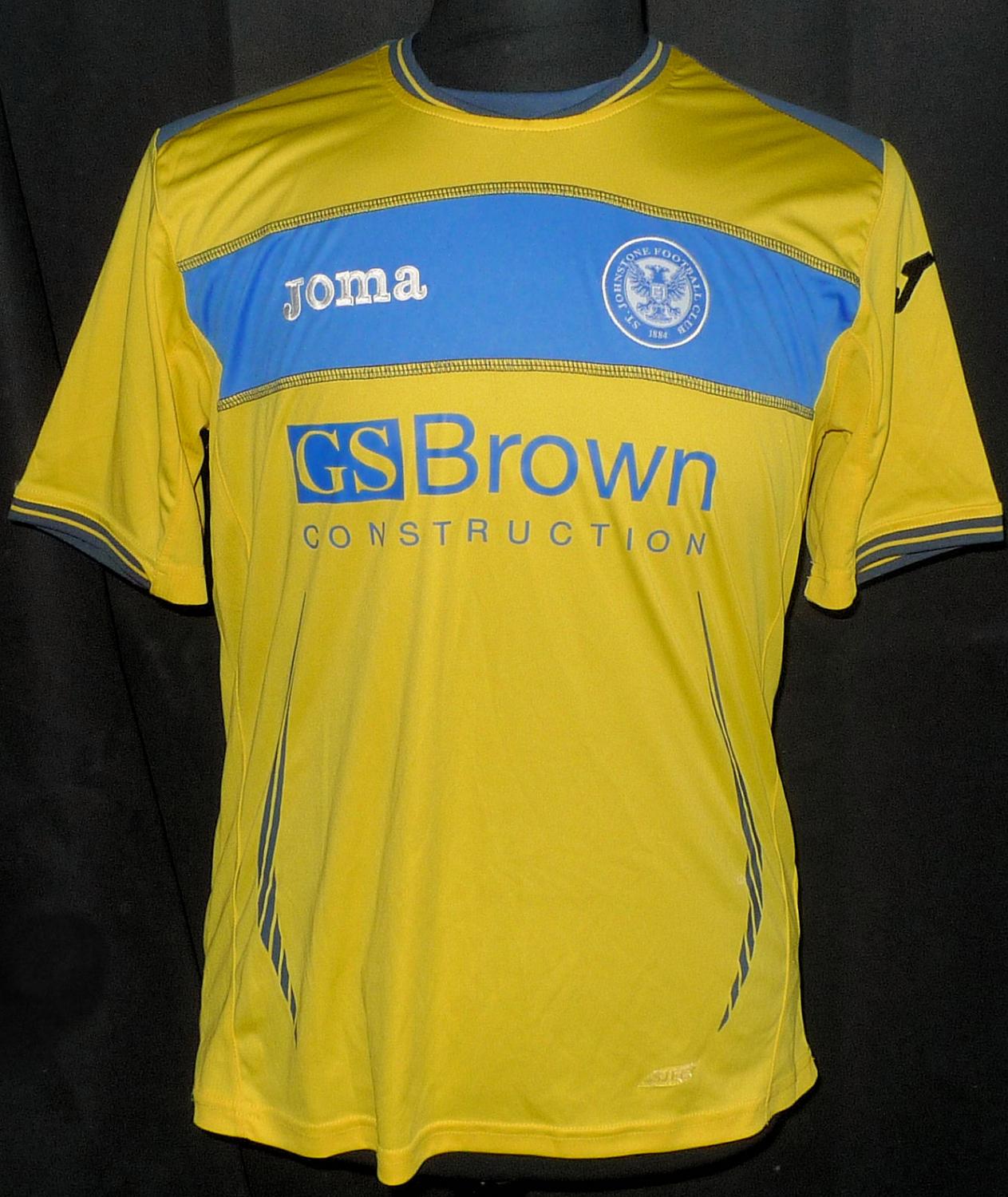 maillot équipe de saint johnstone exterieur 2011-2012 rétro