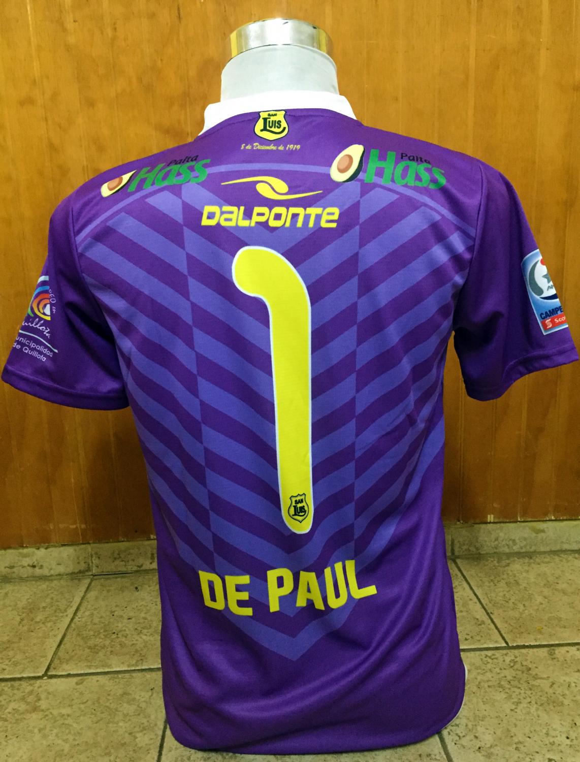 maillot équipe de san luis de quillota gardien 2015-2016 pas cher