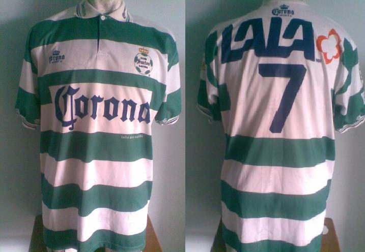 maillot équipe de santos laguna domicile 1996-1997 rétro