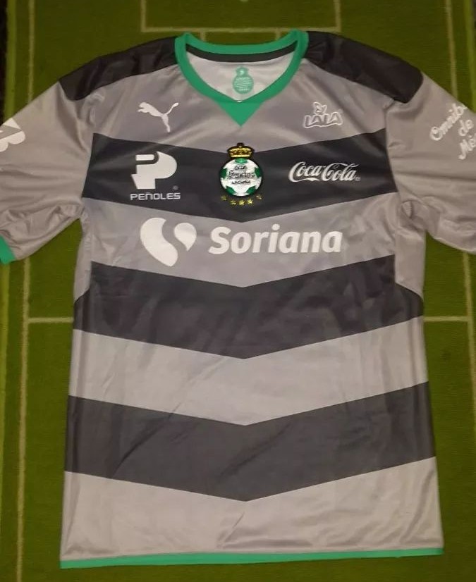 maillot équipe de santos laguna exterieur 2015-2016 rétro