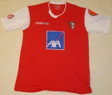 maillot équipe de sc braga domicile 2008-2009 rétro