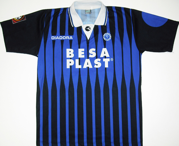 maillot équipe de sc fortuna cologne exterieur 1997-1998 rétro