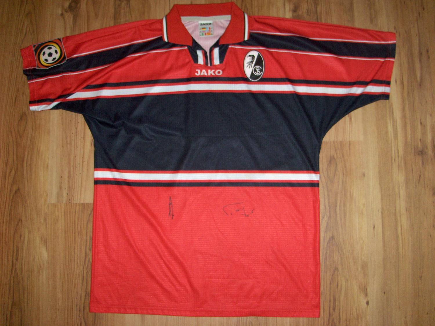 maillot équipe de sc fribourg domicile 2000-2001 pas cher