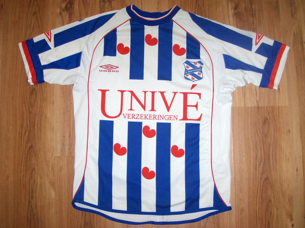 maillot équipe de sc heerenveen domicile 2002-2003 pas cher