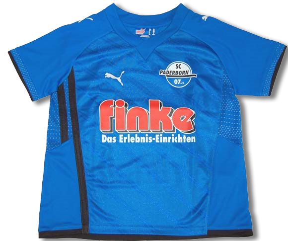 maillot équipe de sc paderborn 09 domicile 2009-2010 rétro