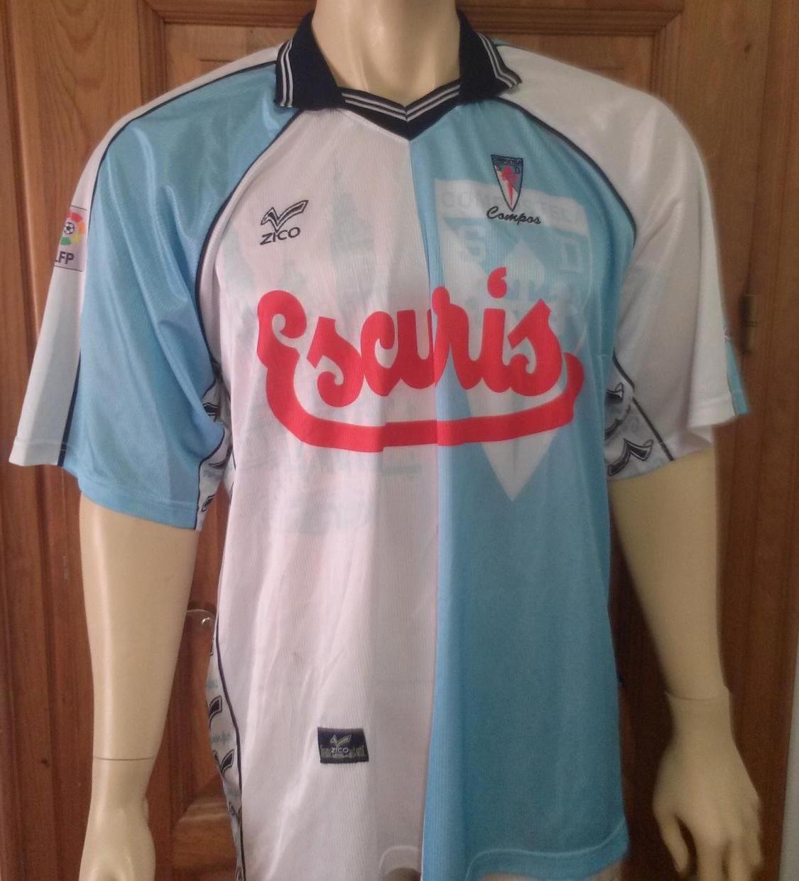 maillot équipe de sd compostelle domicile 2000-2001 pas cher