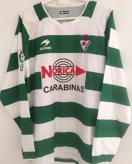 maillot équipe de sd eibar exterieur 2004-2005 rétro