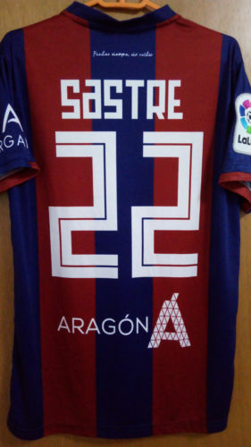 maillot équipe de sd huesca domicile 2017-2018 pas cher