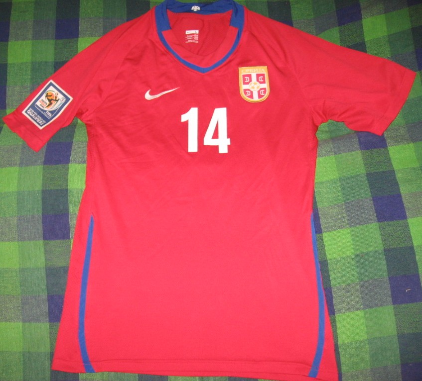 maillot équipe de serbie domicile 2008-2009 rétro