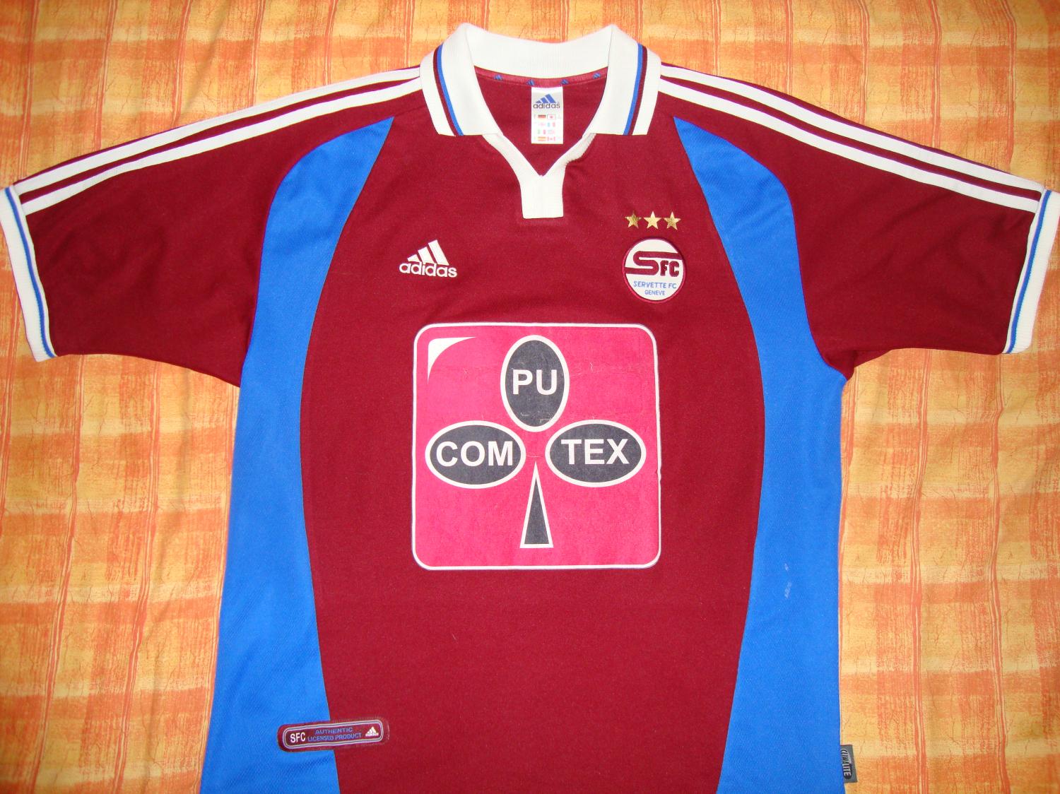 maillot équipe de servette fc domicile 2000-2001 pas cher