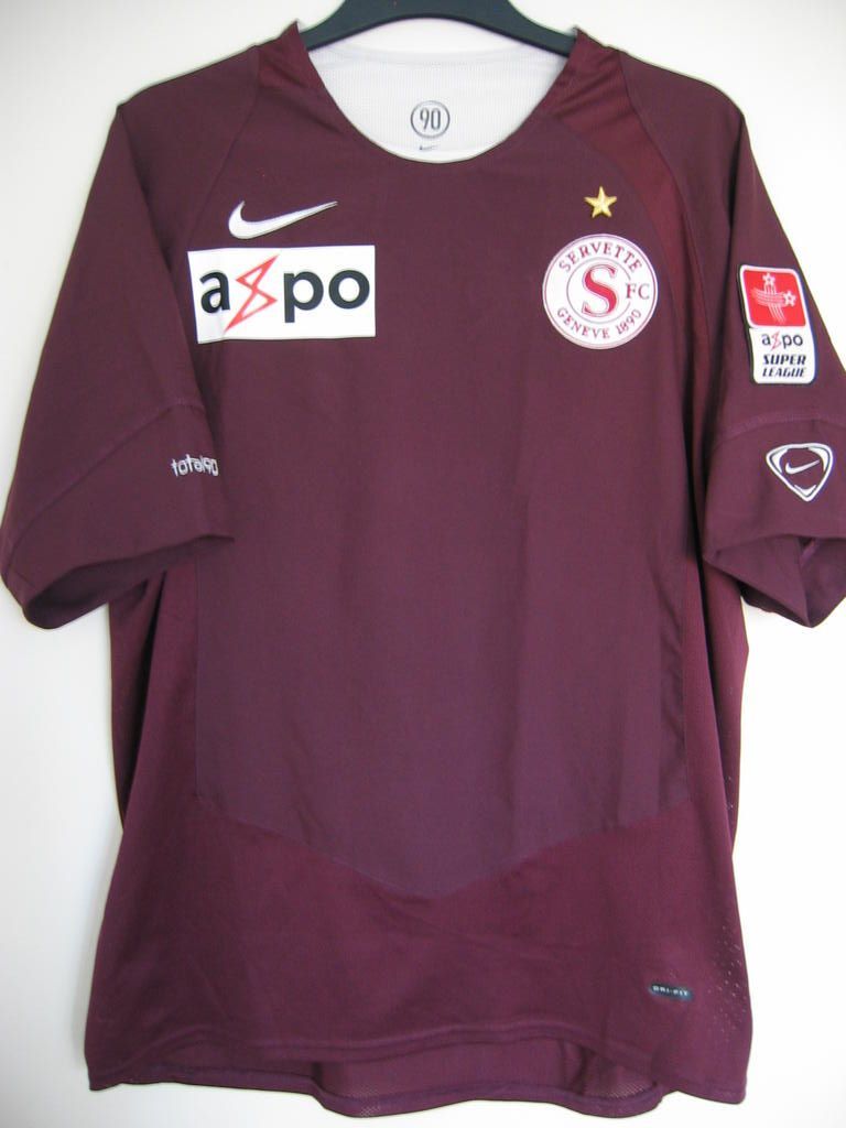 maillot équipe de servette fc domicile 2004 pas cher