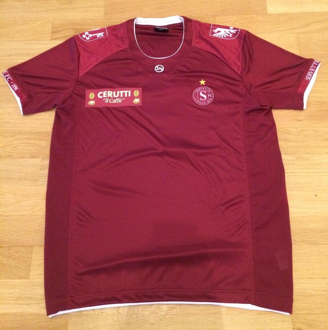 maillot équipe de servette fc domicile 2015-2016 rétro