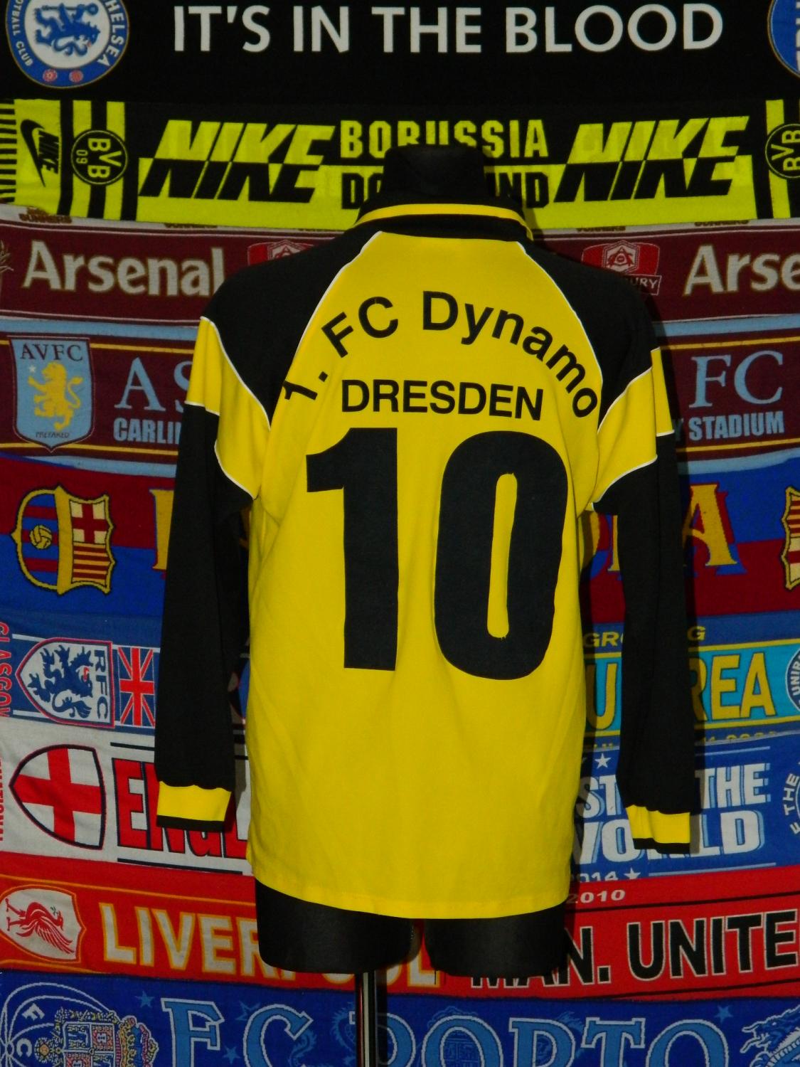maillot équipe de sg dynamo dresde domicile 1998 rétro maillot équipe de sg dynamo dresde domicile 1998 rétro