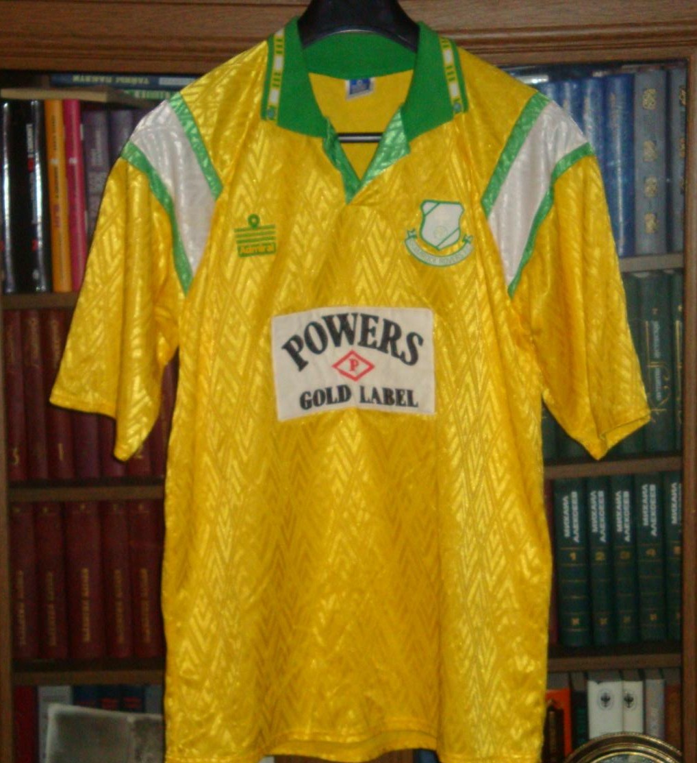 maillot équipe de shamrock rovers exterieur 1992-1993 pas cher