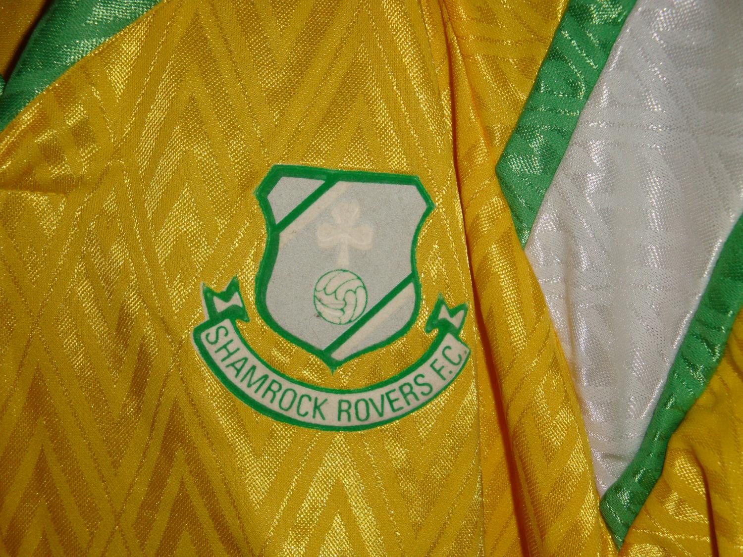 maillot équipe de shamrock rovers exterieur 1992-1993 pas cher