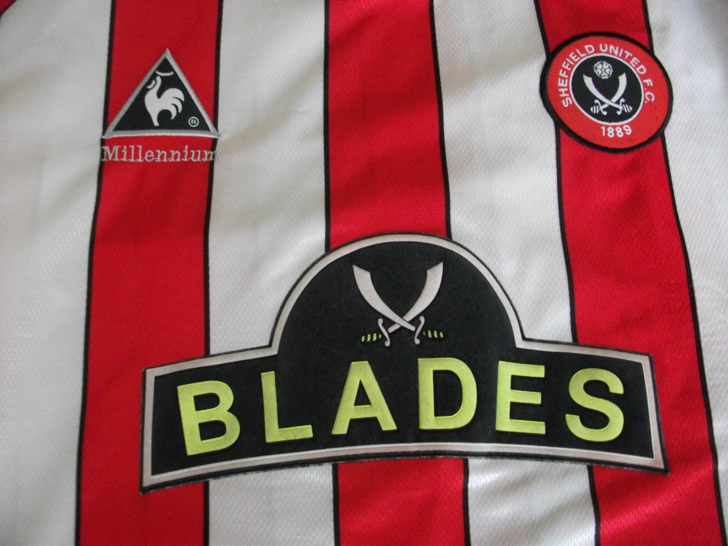 maillot équipe de sheffield united domicile 1999-2000 rétro maillot équipe de sheffield united domicile 1999-2000 rétro