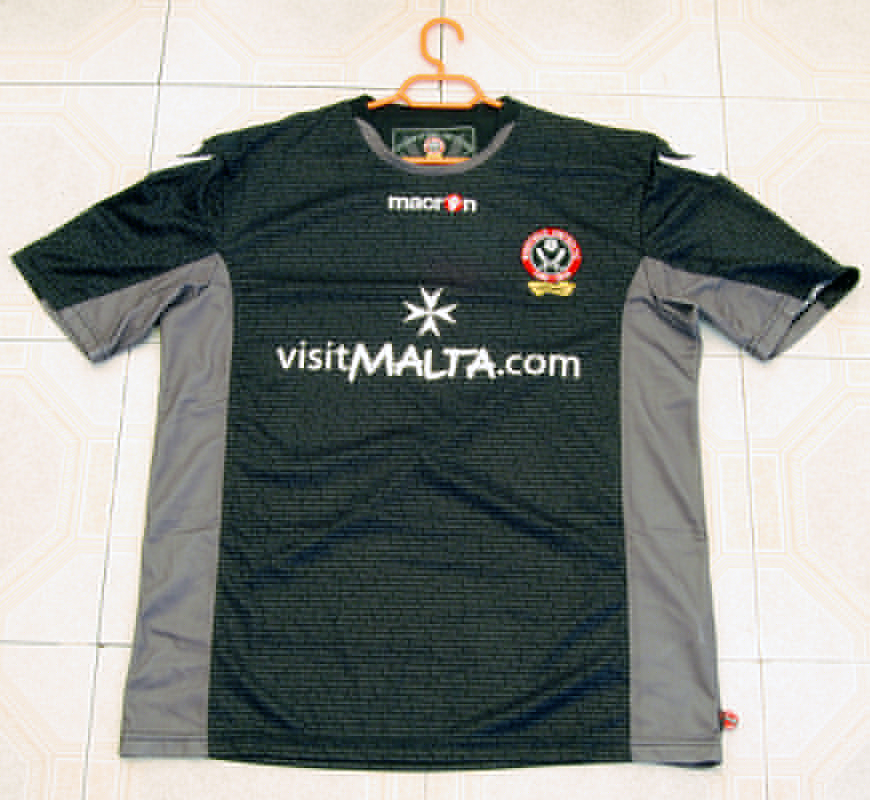 maillot équipe de sheffield united third 2009-2010 rétro