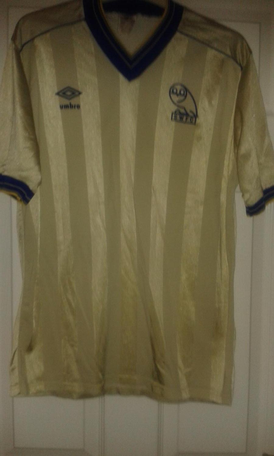 maillot équipe de sheffield wednesday exterieur 1985-1986 pas cher