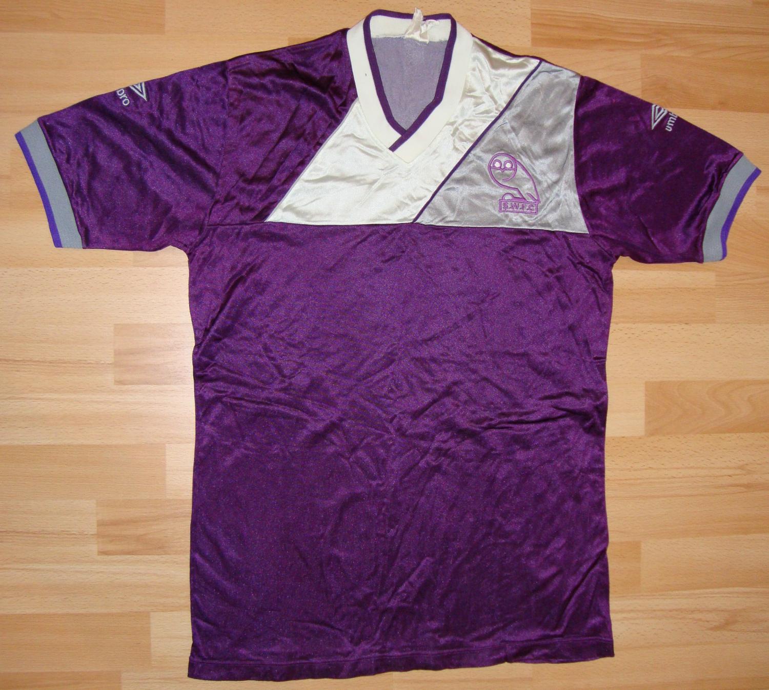 maillot équipe de sheffield wednesday exterieur 1986-1988 pas cher