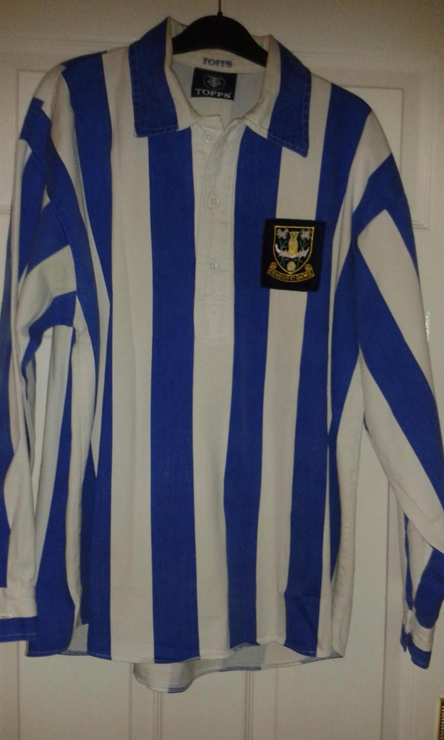 maillot équipe de sheffield wednesday réplique 1940-1950 pas cher