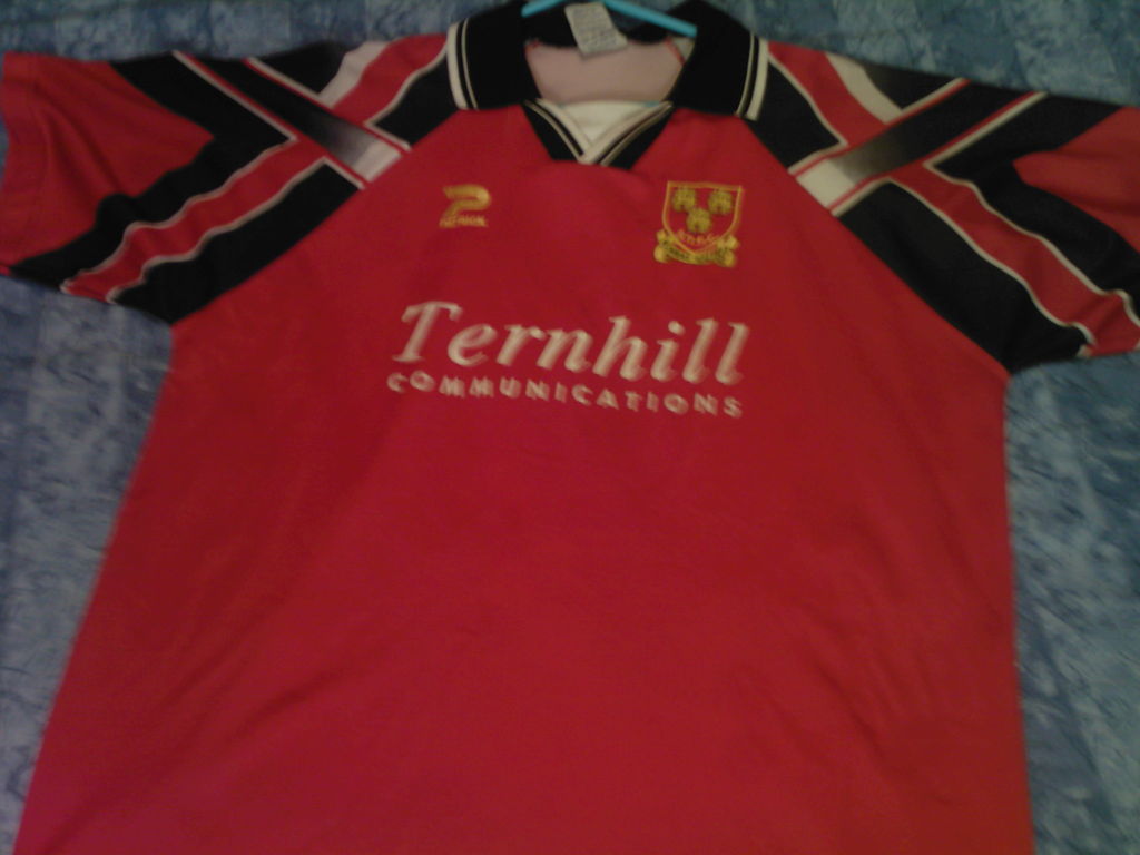 maillot équipe de shrewsbury town exterieur 1998-1999 rétro