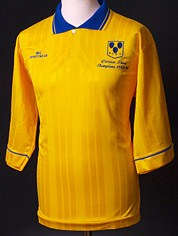 maillot équipe de shrewsbury town third 1994-1995 rétro