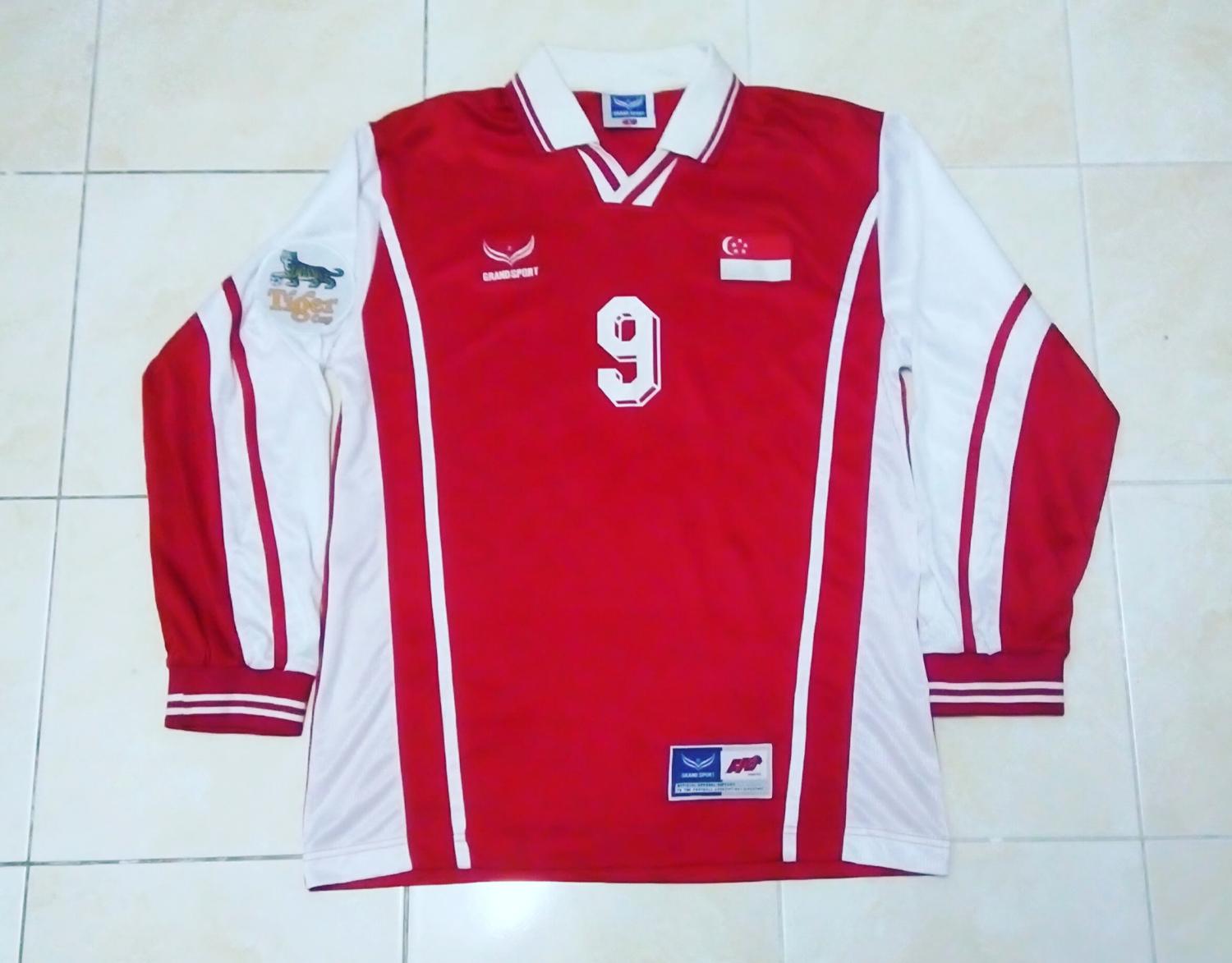 maillot équipe de singapour domicile 2000 rétro