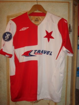 maillot équipe de slavia prague réplique 2008-2009 pas cher