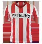 maillot équipe de sparta rotterdam domicile 1983-1984 rétro