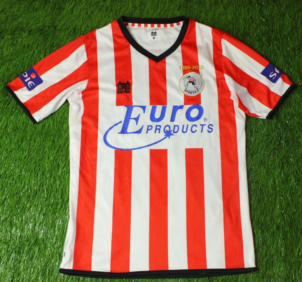 maillot équipe de sparta rotterdam domicile 2013-2014 rétro