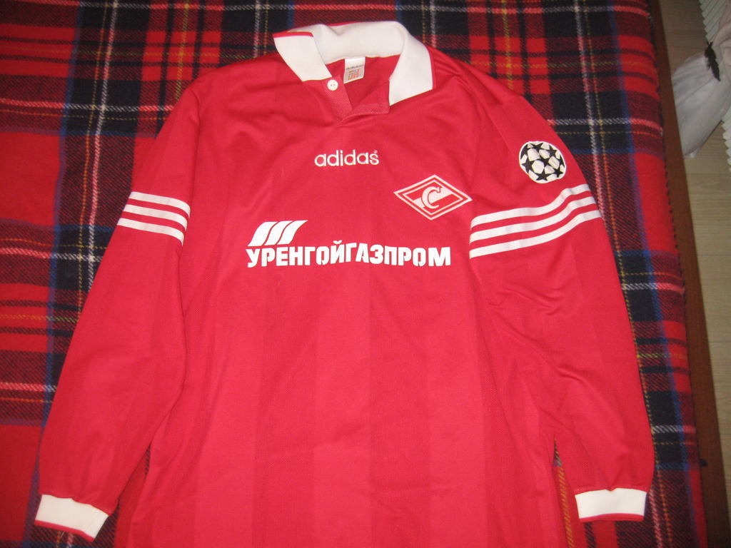 maillot équipe de spartak moscou domicile 1996 rétro