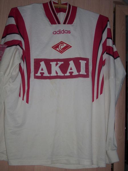maillot équipe de spartak moscou exterieur 1997-1998 rétro