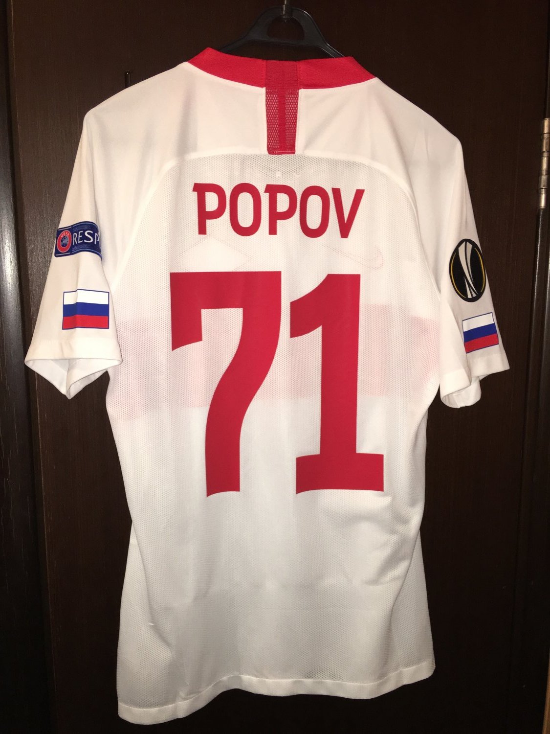 maillot équipe de spartak moscou exterieur 2018-2019 rétro maillot équipe de spartak moscou exterieur 2018-2019 rétro