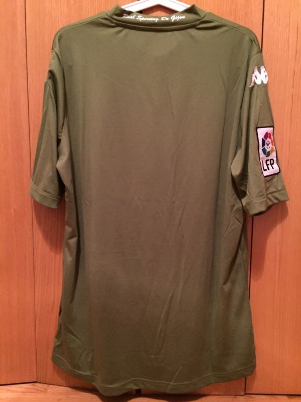 maillot équipe de sporting de gijón exterieur 2014-2015 rétro maillot équipe de sporting de gijón exterieur 2014-2015 rétro