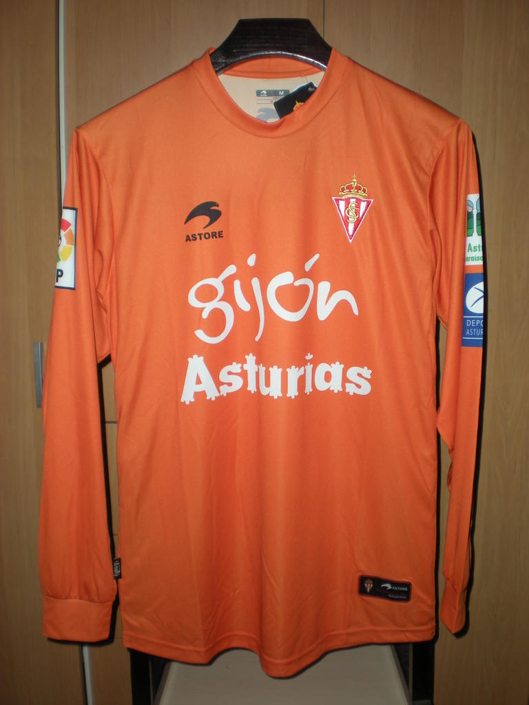 maillot équipe de sporting de gijón gardien 2010-2011 pas cher