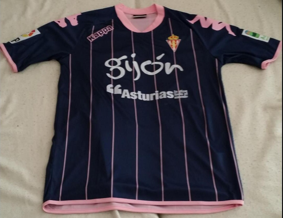 maillot équipe de sporting de gijón particulier 2011-2012 rétro