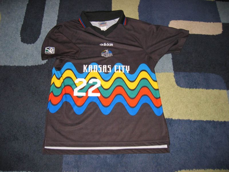 maillot équipe de sporting kansas city exterieur 1997-1998 rétro
