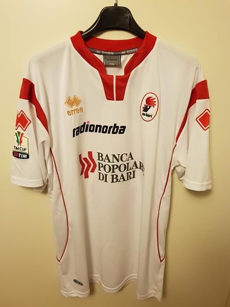 maillot équipe de ssc bari domicile 2011-2012 rétro