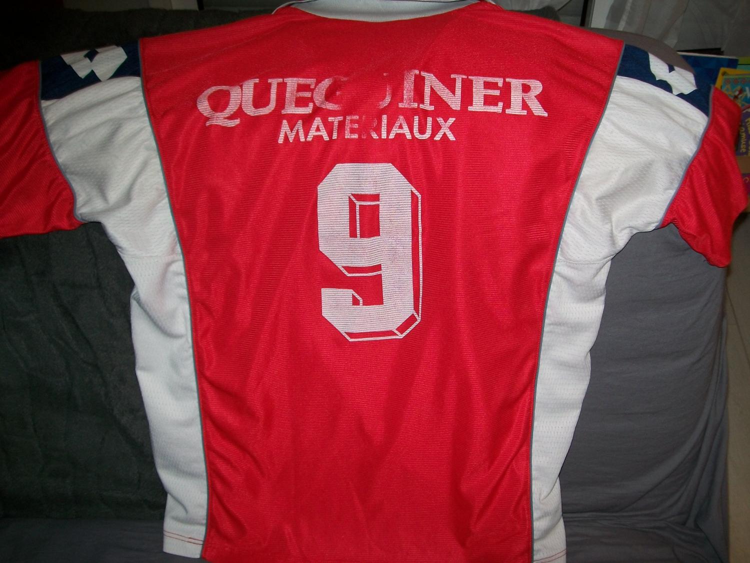 maillot équipe de stade brestois 29 domicile 2000-2001 pas cher