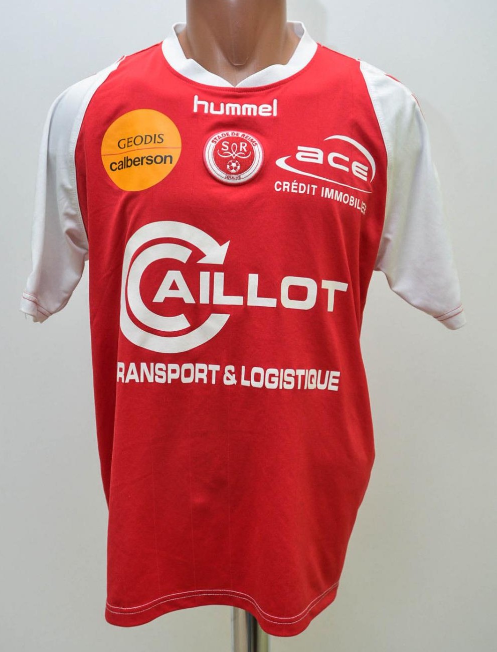 maillot équipe de stade de reims domicile 2012-2013 pas cher