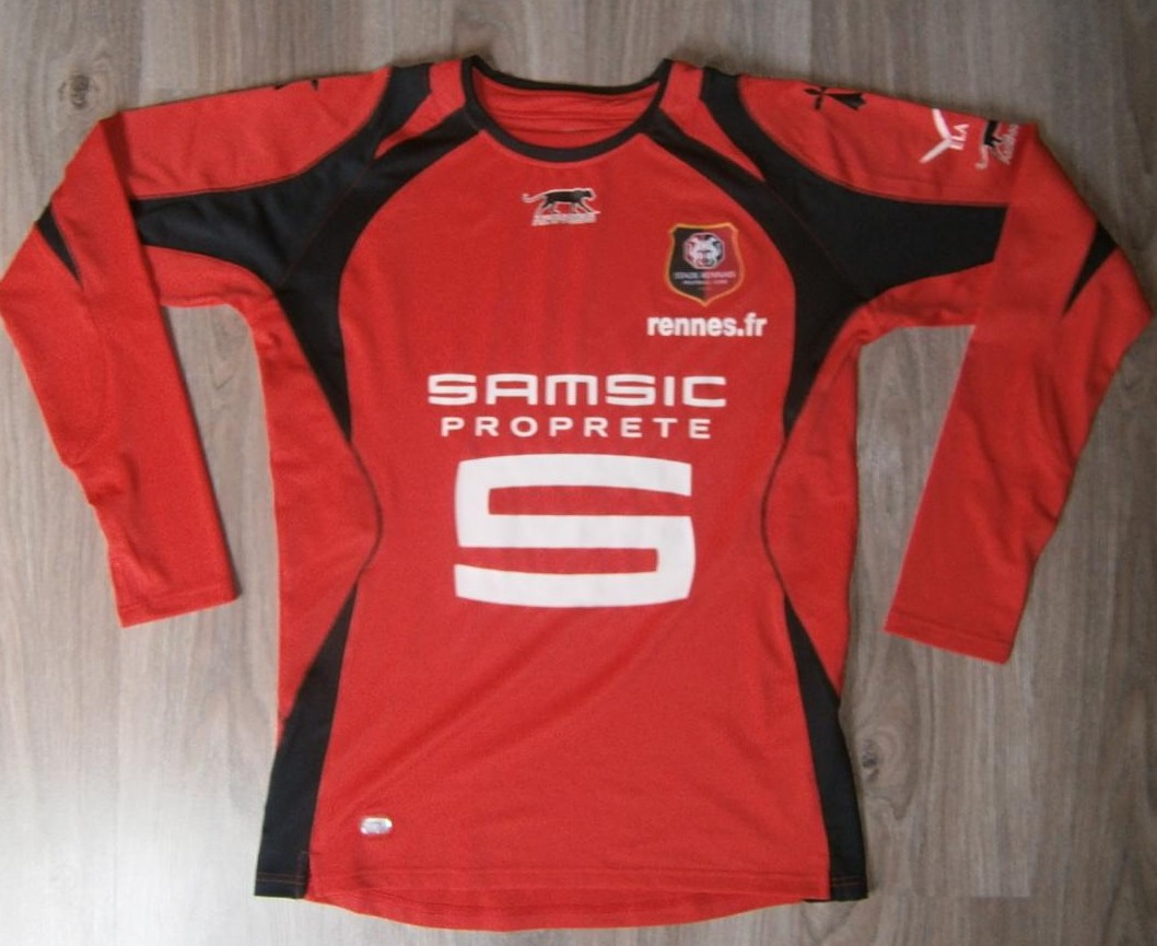 maillot équipe de stade rennais fc domicile 2006-2007 rétro