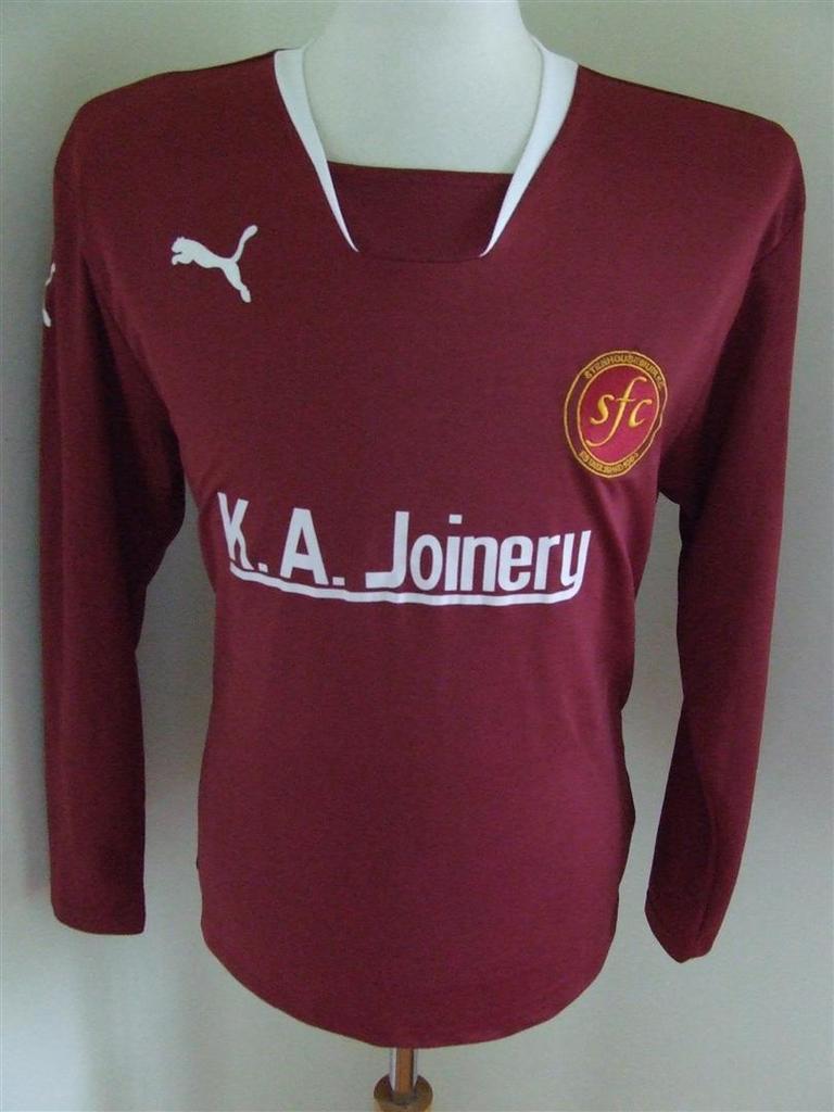 maillot équipe de stenhousemuir réplique 2008-2009 rétro