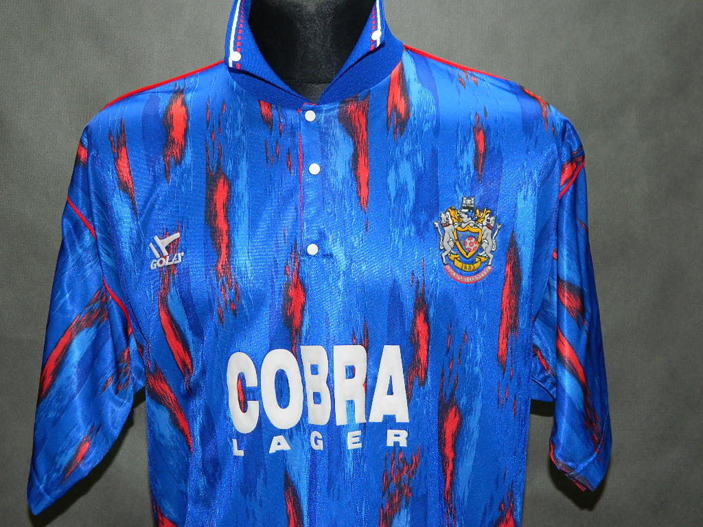 maillot équipe de stockport county fc domicile 1991-1992 pas cher