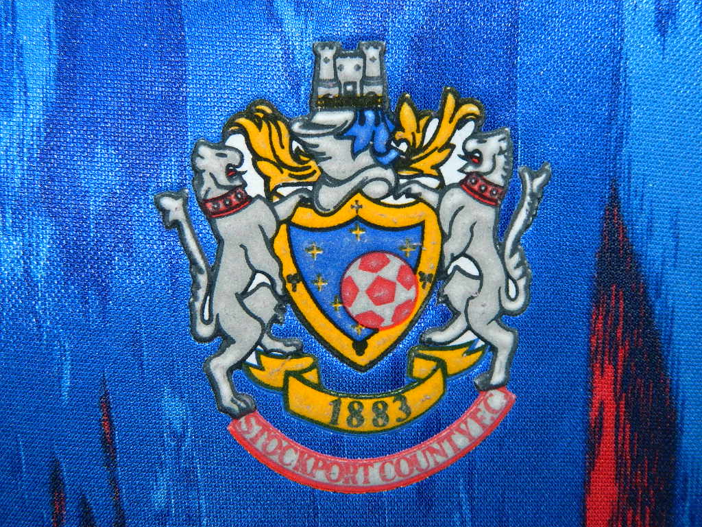 maillot équipe de stockport county fc domicile 1991-1992 pas cher