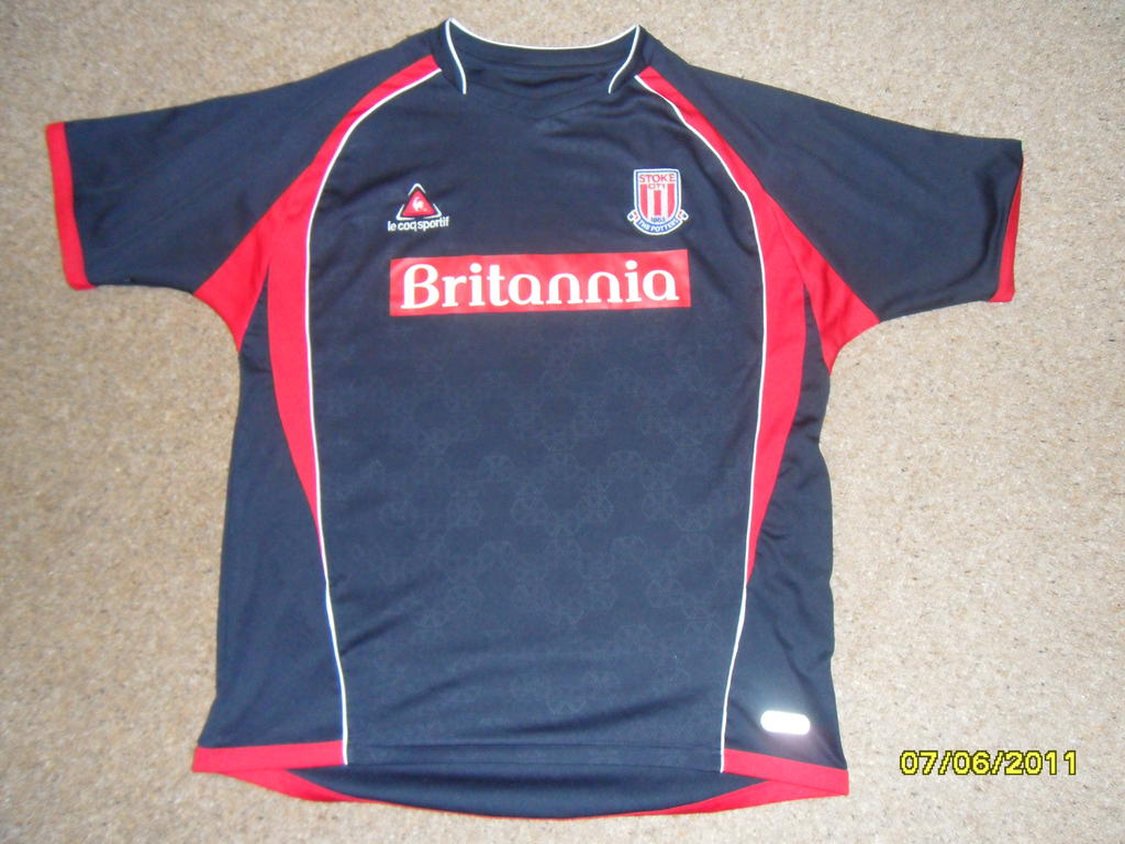 maillot équipe de stoke city fc third 2007-2008 rétro