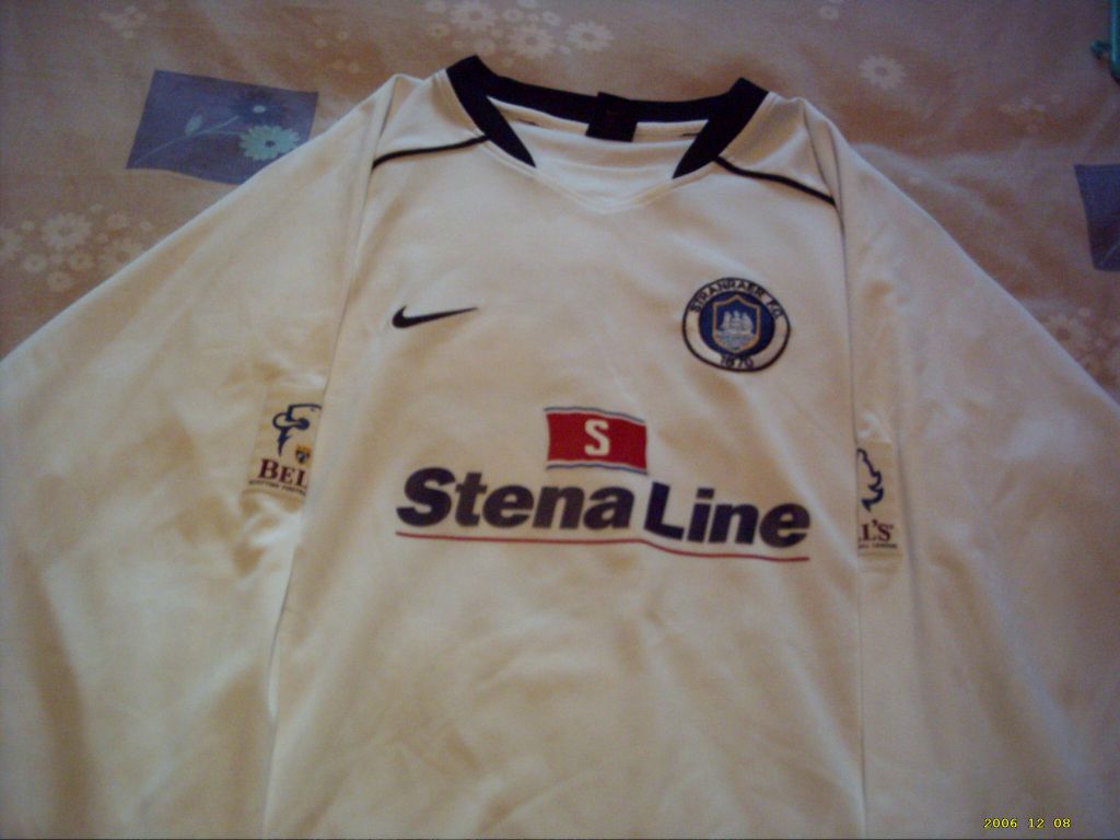 maillot équipe de stranraer fc exterieur 2004-2005 pas cher