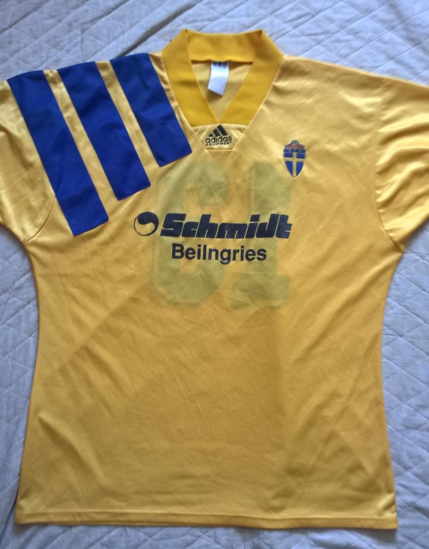 maillot équipe de suède domicile 1992-1994 rétro